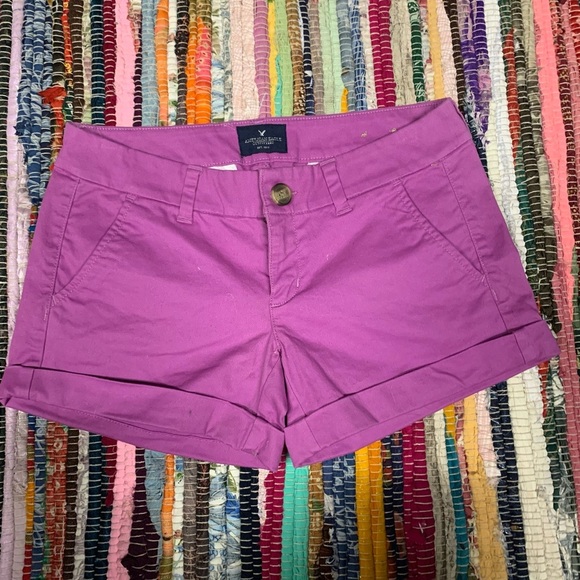 American Eagle Outfitters Pants - American Eagle Outfitters Purple Bermuda Shorts Casual Style